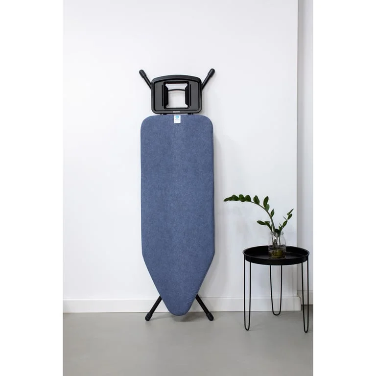 Masă de călcat Brabantia C 124x45cm cu suport solid pentru fier de călcat, Denim Blue