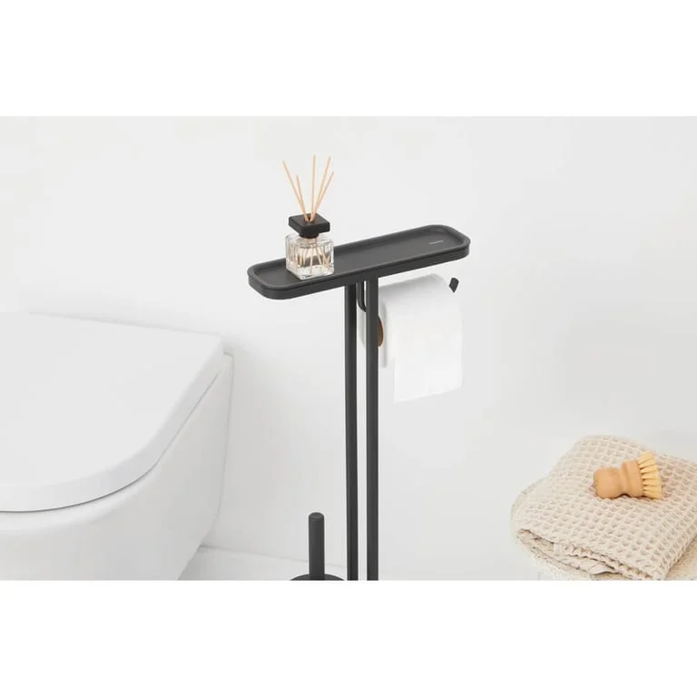 Stativ pentru perie WC și hârtie igienică Brabantia MindSet Mineral Infinite Grey