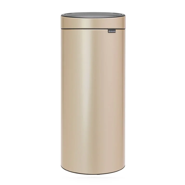 Coș de gunoi Brabantia Touch New 30L, Metallic Gold