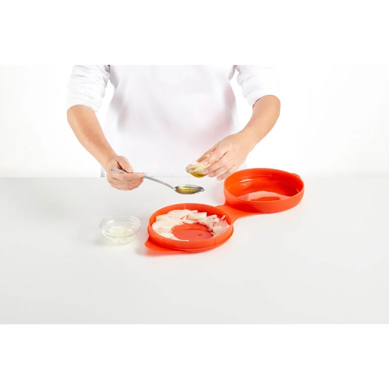 Vas pentru gătit omletă la microunde Lekue, rotund