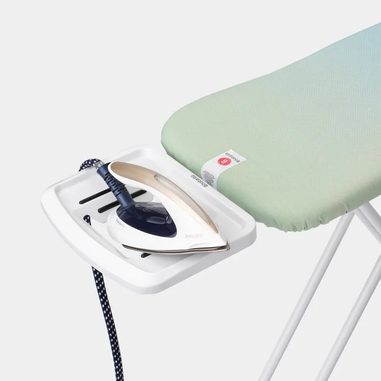 Ironing Board Brabantia B 124x38cm, Solid Steam Iron Rest, Soothing Sea