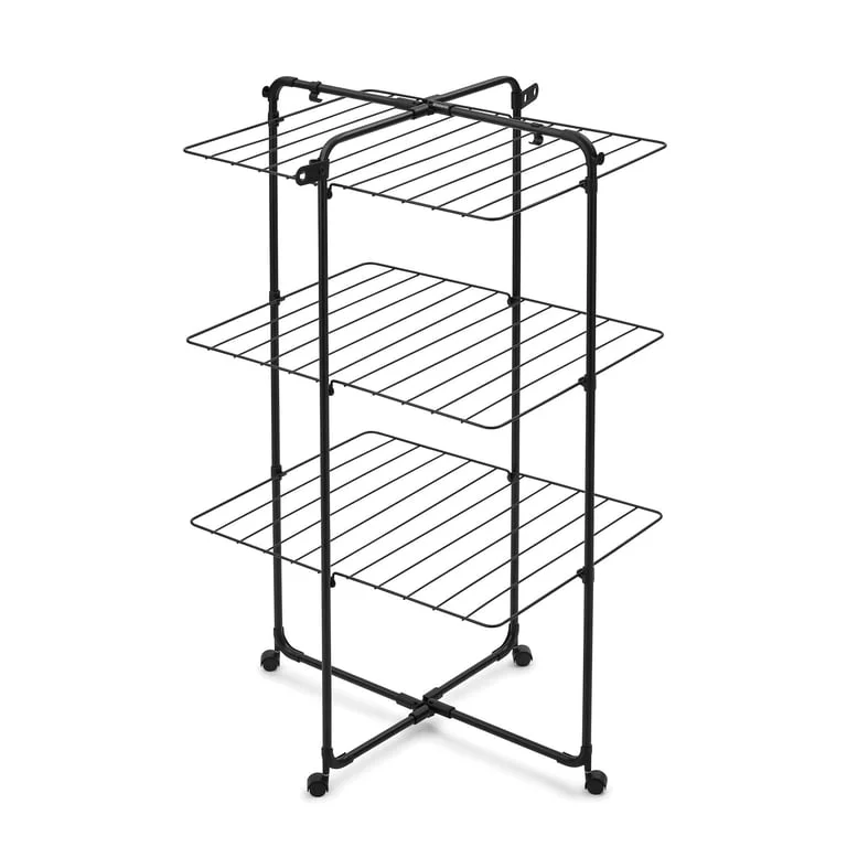 Uscător de rufe Brabantia Hangon Tower 23 m, Matt Black
