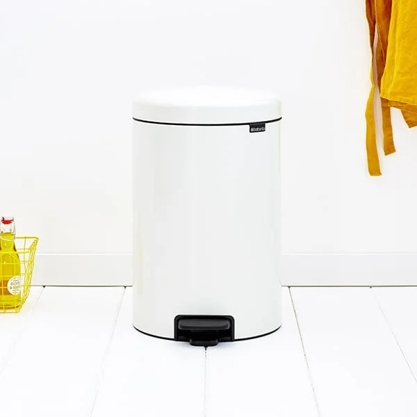 Coș de gunoi cu pedală Brabantia NewIcon 20L, White