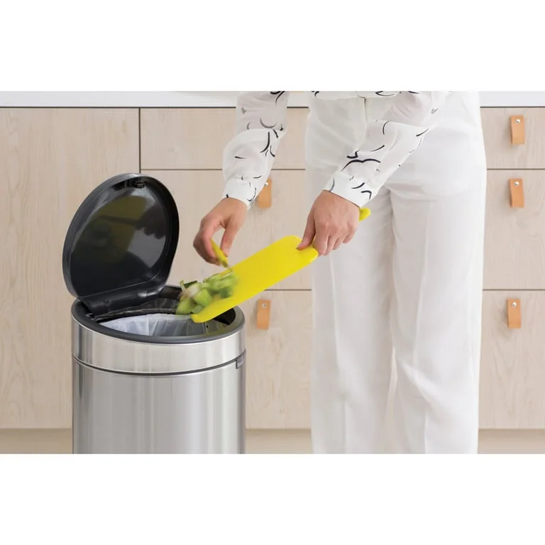 Coș de gunoi Brabantia Touch New 30L, Matt Steel