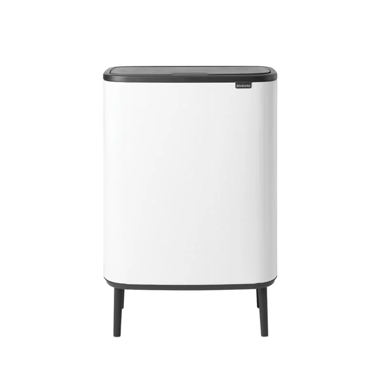 Bo Touch Bin Hi Brabantia, 60 litre, Plastic Bucket White