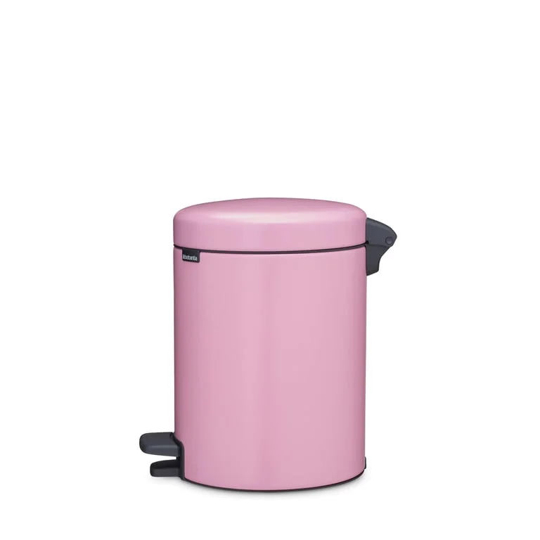 Coș de gunoi cu pedală Brabantia NewIcon 5L, Lilac Pink