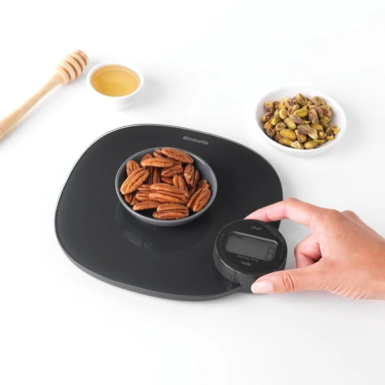 Cântar de bucătărie Brabantia Tasty+ Dark Grey