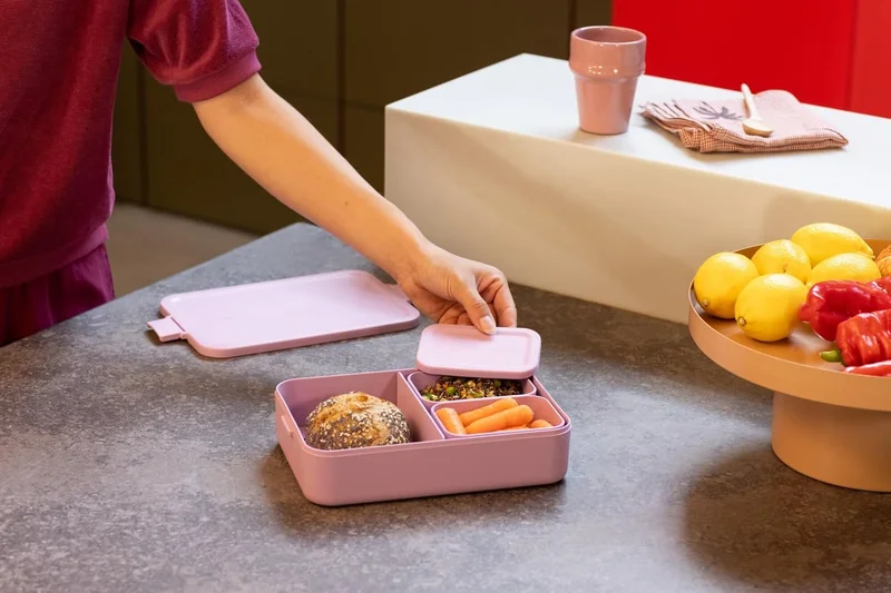 Lunch Box Brabantia Make&Take Lilac Pink Large, Plastic, Bento