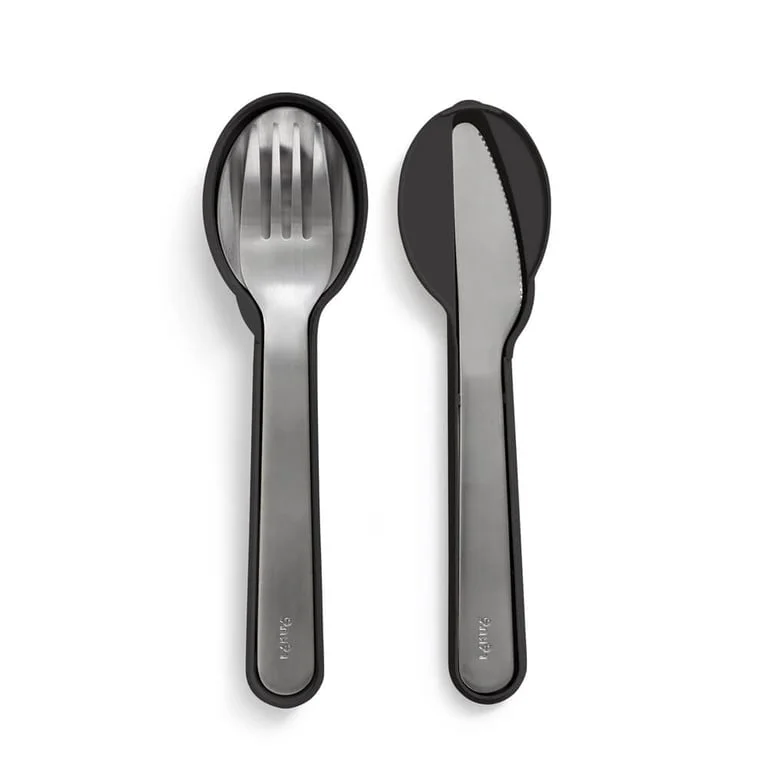Set de tacâmuri Lekue On The Go din 3 piese cu husă de depozitare