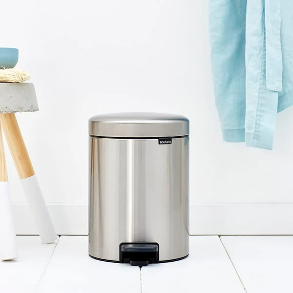 Waste Bin NewIcon Brabantia 5L, Matt Steel FPP