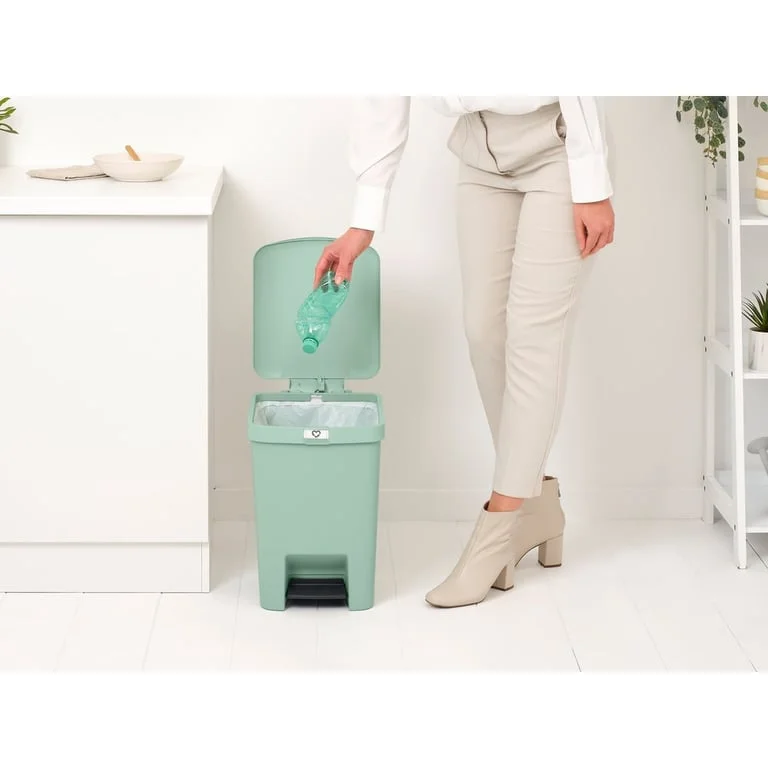 Coș de gunoi cu pedală Brabantia StepUp 25L, Jade Green