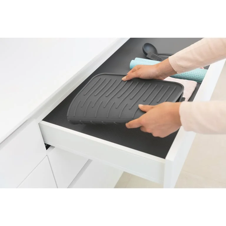 Suport de vase din silicon Brabantia 33x44cm, Dark Grey