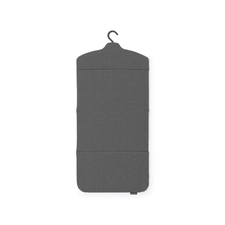 Accesoriu de călcat cu fier de călcat manual cu abur Brabantia Linn Pepper Black, pliabil