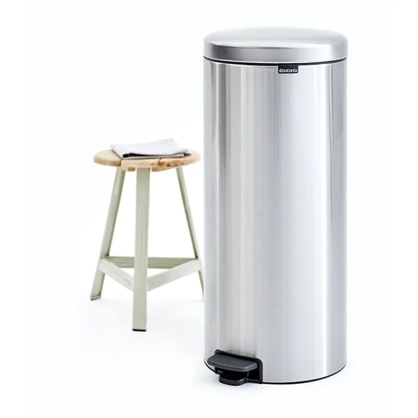 Waste Bin NewIcon Brabantia 30L Matt Steel FPP