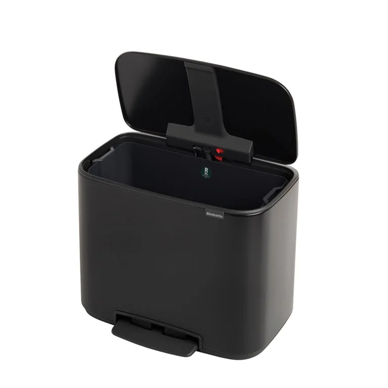 Coș de gunoi Brabantia Bo Pedal 36L, Matt Black