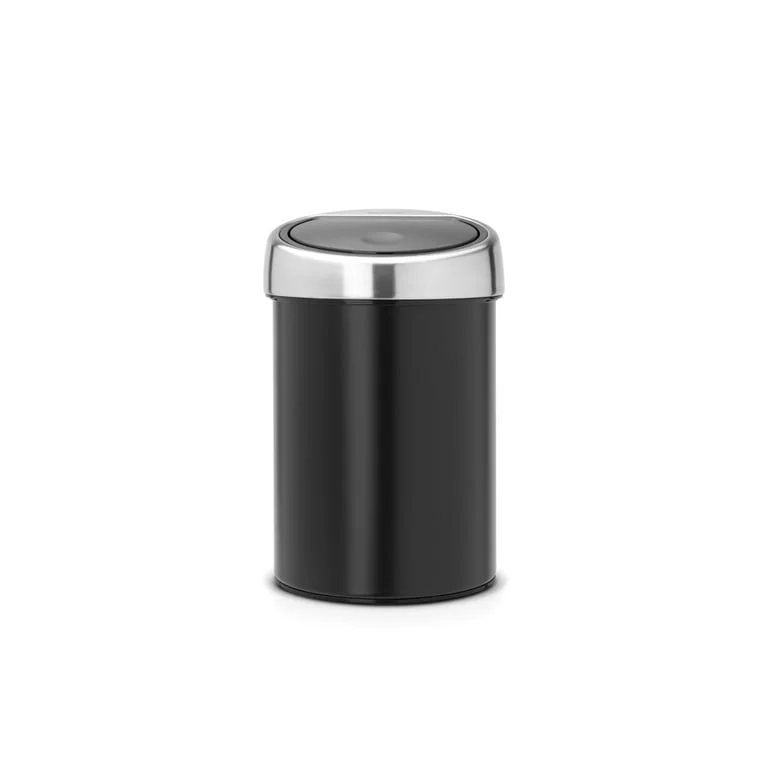 Coș de gunoi Brabantia Touch 3L, Matt Black