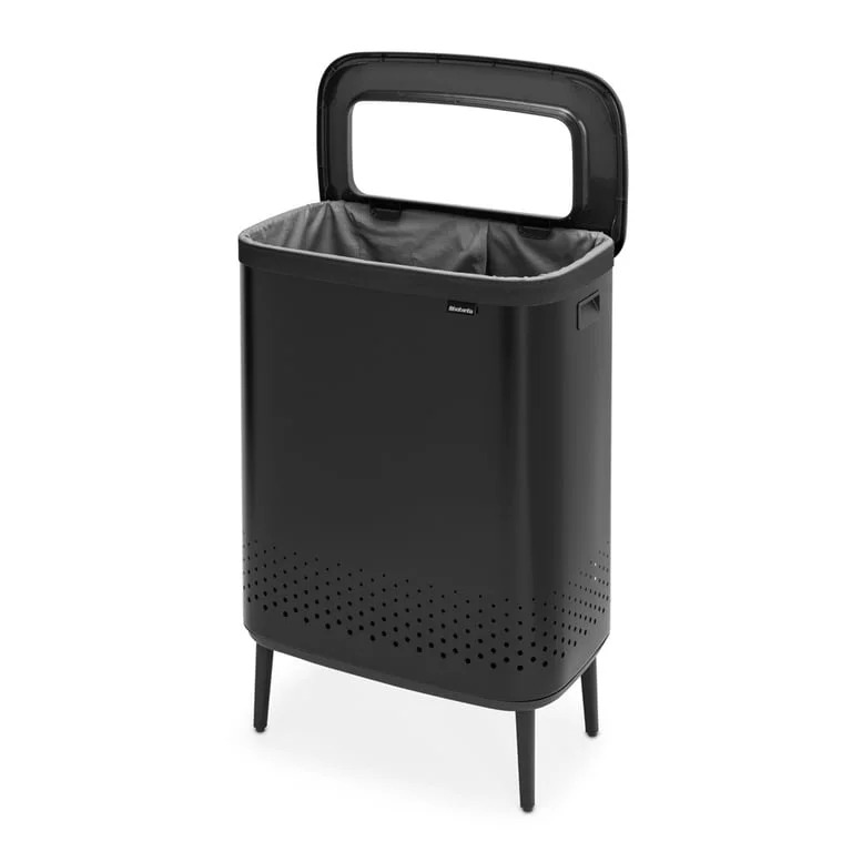Laundry Bin Brabantia Bo, 2x45L, Matt Black