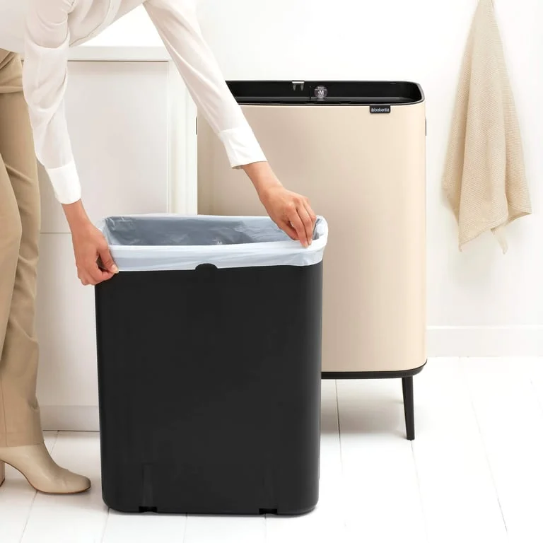 Waste Bin Brabantia Bo Touch Hi 60L, Soft Beige
