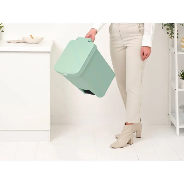 Coș de gunoi cu pedală Brabantia StepUp 25L, Jade Green