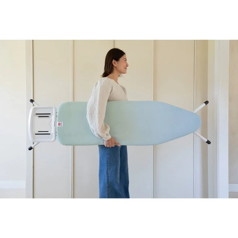 Ironing Board Brabantia B 124x38cm, Solid Steam Iron Rest, Soothing Sea