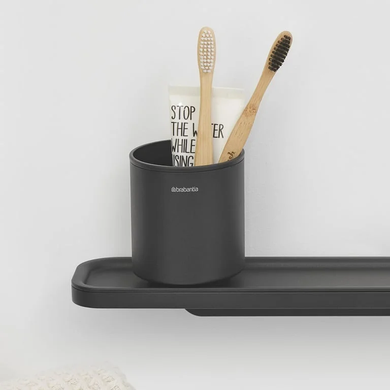Suport pentru periuțe și pastă de dinți Brabantia MindSet Mineral Infinite Grey
