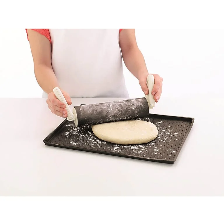 Perforated baking tray for crunchy pizza Lekue 40x30xH1.2cm