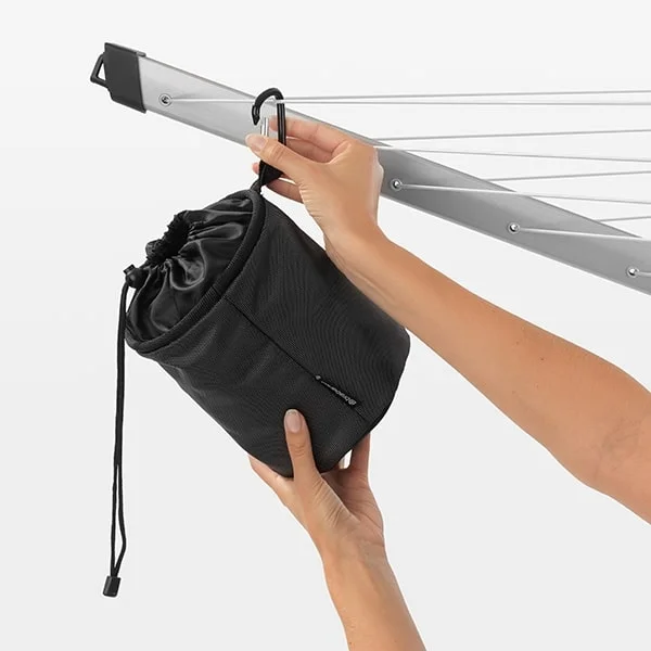 Sac pentru cârlige de rufe Brabantia Premium Black