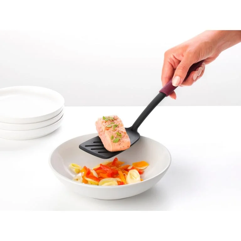 Spatulă de gătit și servire Brabantia Tasty+ Aubergine Red