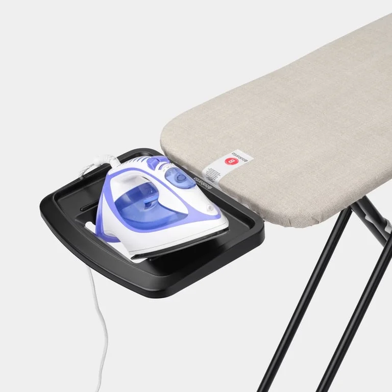 Ironing Board Brabantia B 124x38cm, Solid Steam Iron Rest, Denim Grey