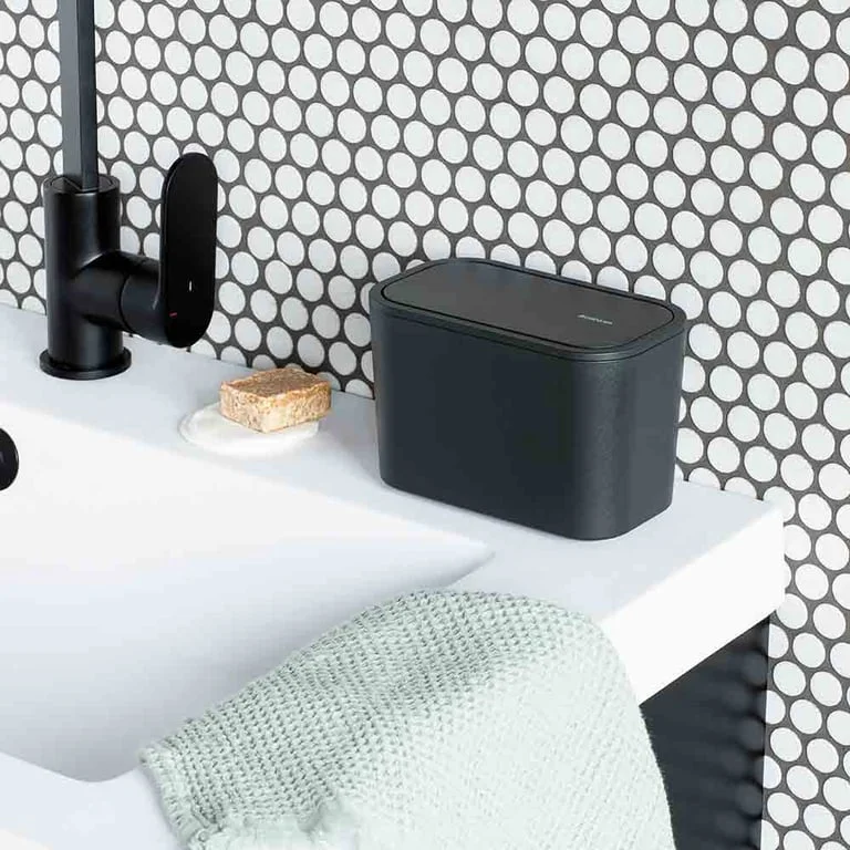 Bathroom Waste Caddy Brabantia MindSet Mineral Infinite Grey