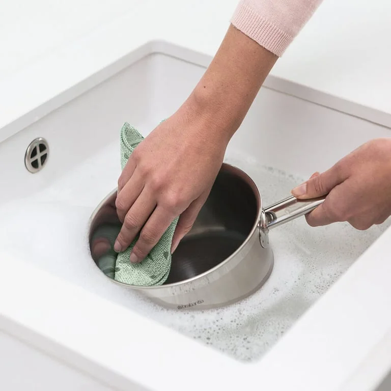 Microfibe Dish Cloths Brabantia SinkSide Jade Green, 2 Pcs