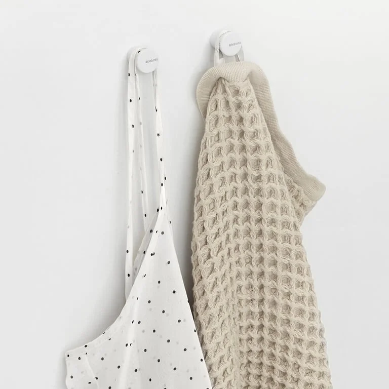 Towel Hook set Brabantia MindSet Mineral Fresh White 2 Pcs