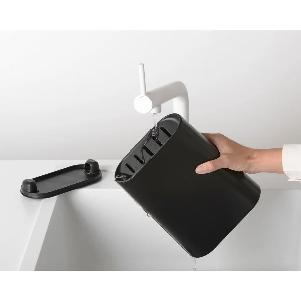 Bloc cu 5 cuțite Brabantia Tasty+ Dark Grey