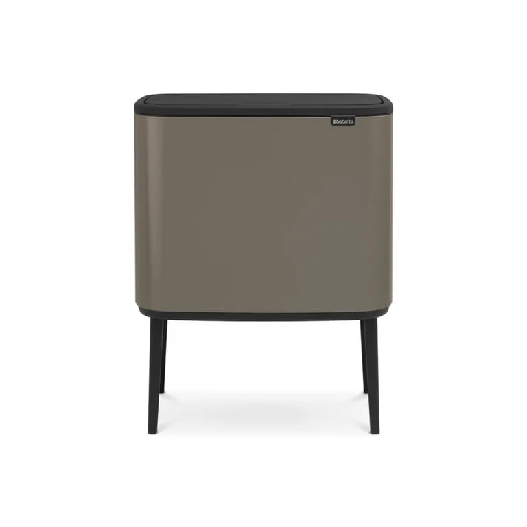 Brabantia Bo Touch Bin, 3x11L, Platinum