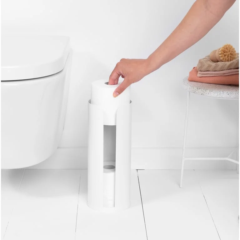 Suport pentru hârtie igienică de rezervă Brabantia ReNew White