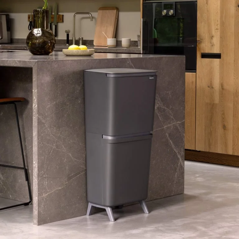 Recycle Bin Brabantia SortUp Hi 20+10+10L, Soft Beige