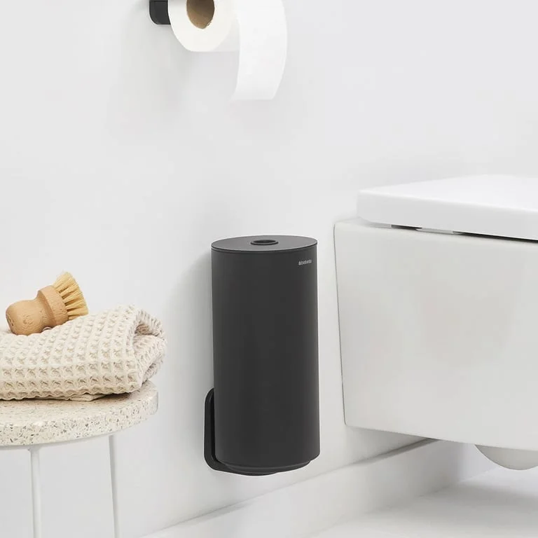Suport pentru hârtie igienică de rezervă Brabantia MindSet Mineral Infinite Grey