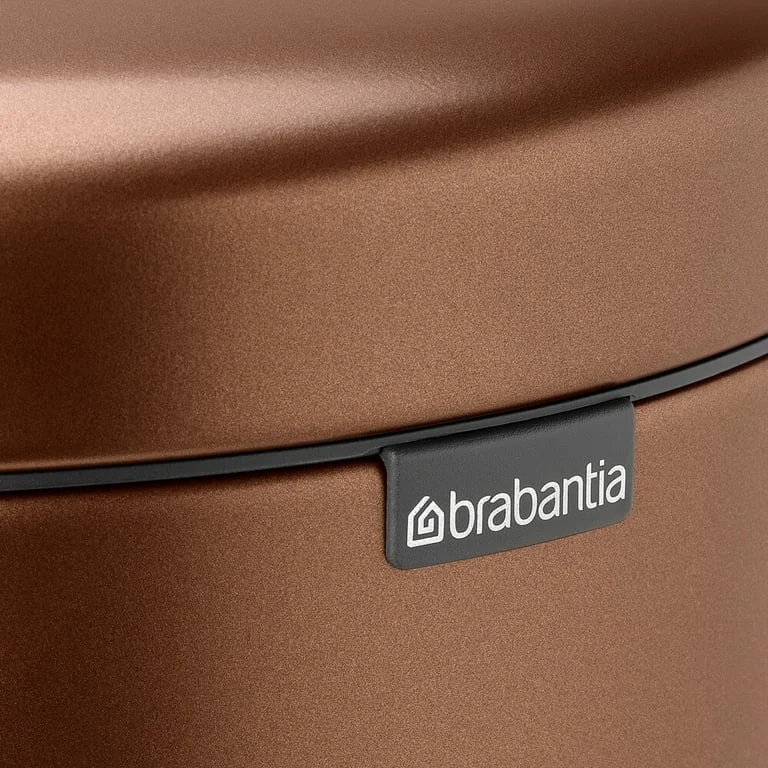 Coș de gunoi cu pedală Brabantia NewIcon 30L, Warm Bronze