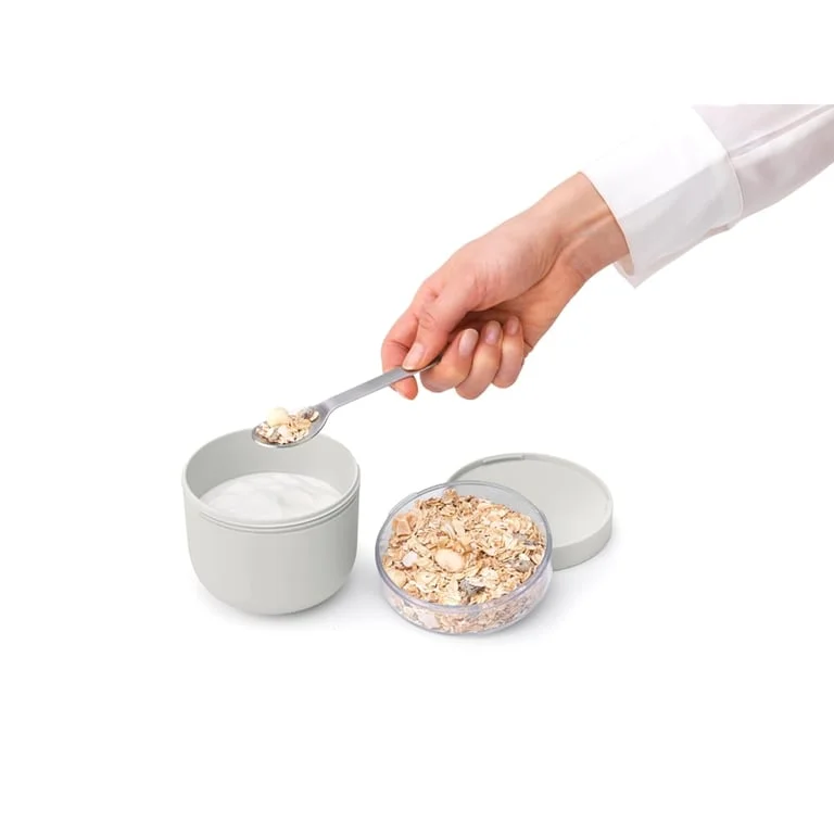 Bbol pentru micul dejun Brabantia Make&Take 500ml, Light Grey
