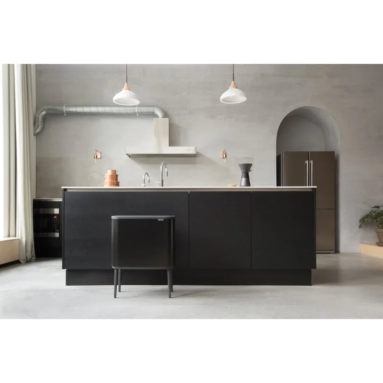 Coș de gunoi Brabantia Bo Touch 36L, Matt Black
