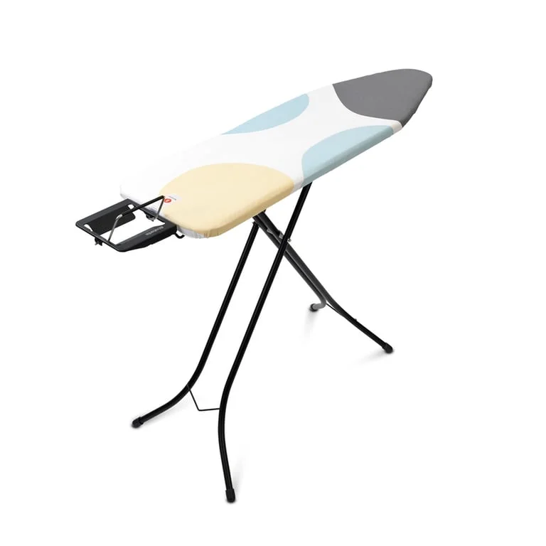 Masă de călcat Brabantia B 124x38cm cu suport pentru fier de călcat, Spring Bubbles