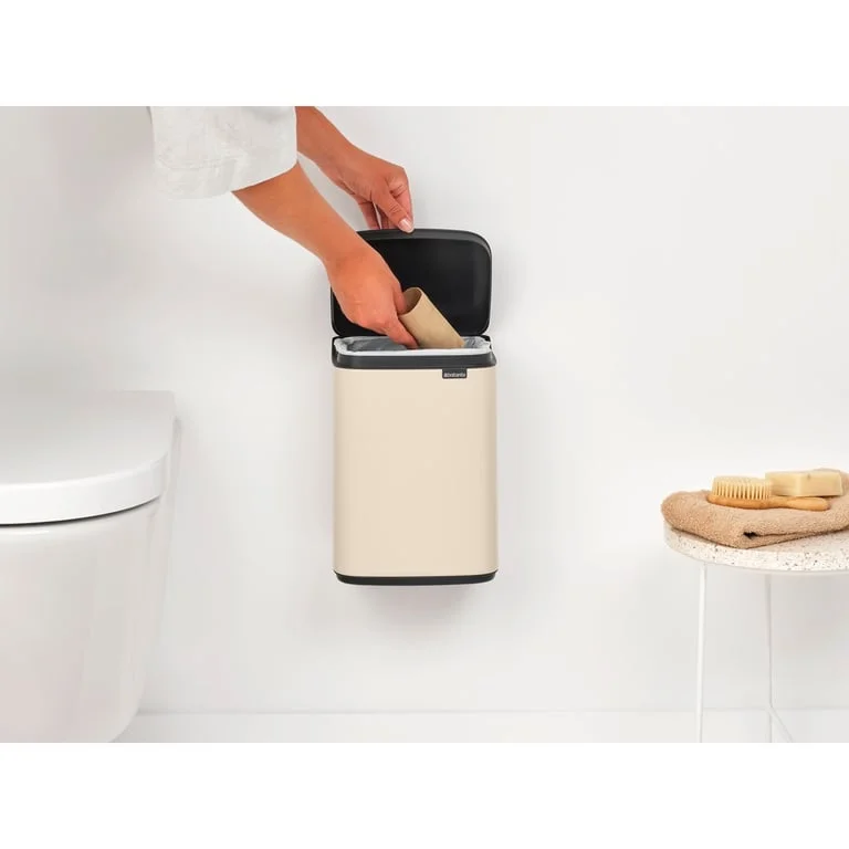 Coș de gunoi Brabantia Bo Small 4L, Soft Beige
