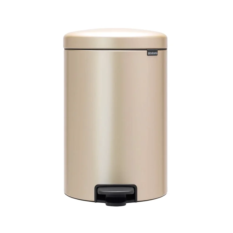 Waste Bin Brabantia NewIcon Pedal 20L, Metallic Gold