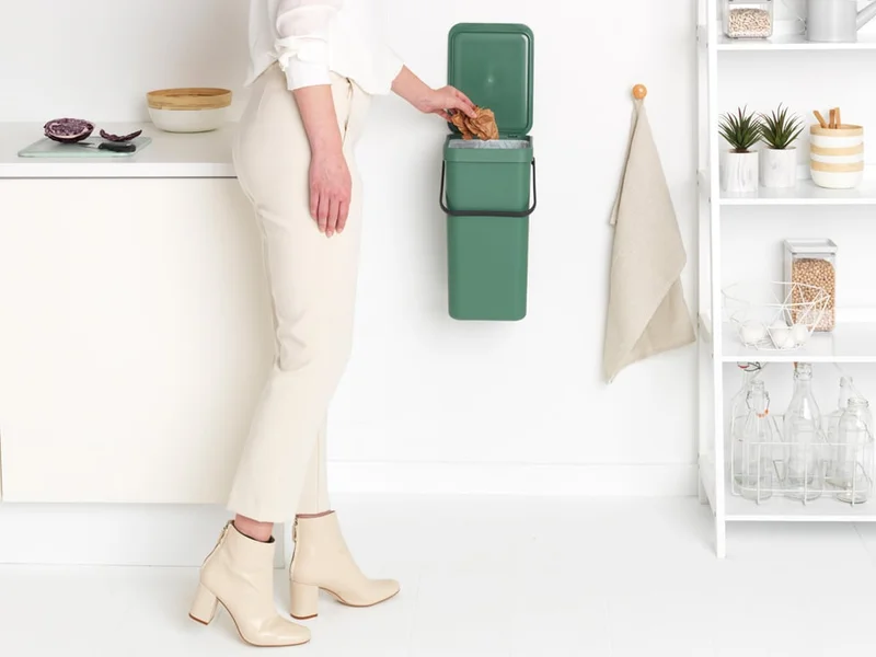 Coș de colectare selectivă Brabantia Sort&Go 16L, Fir Green