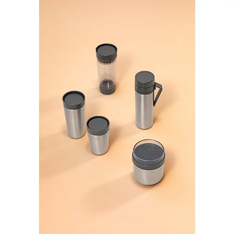 Sticlă termo Brabantia Make&Take 500ml Dark Grey