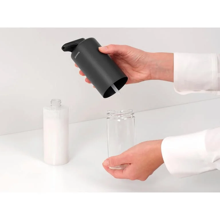 Dozator de săpun lichid Brabantia SinkStyle Mineral Infinite Grey, 200ml