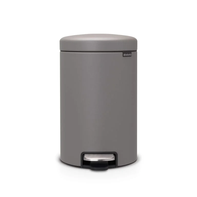Pedal Bin Brabantia NewIcon 12 L Mineral Concrete Grey
