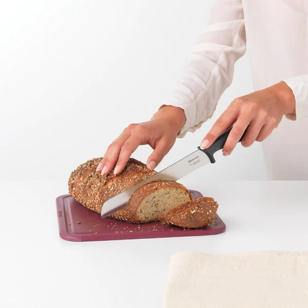 Cuțit de pâine Brabantia Tasty+ Dark Grey, 20cm