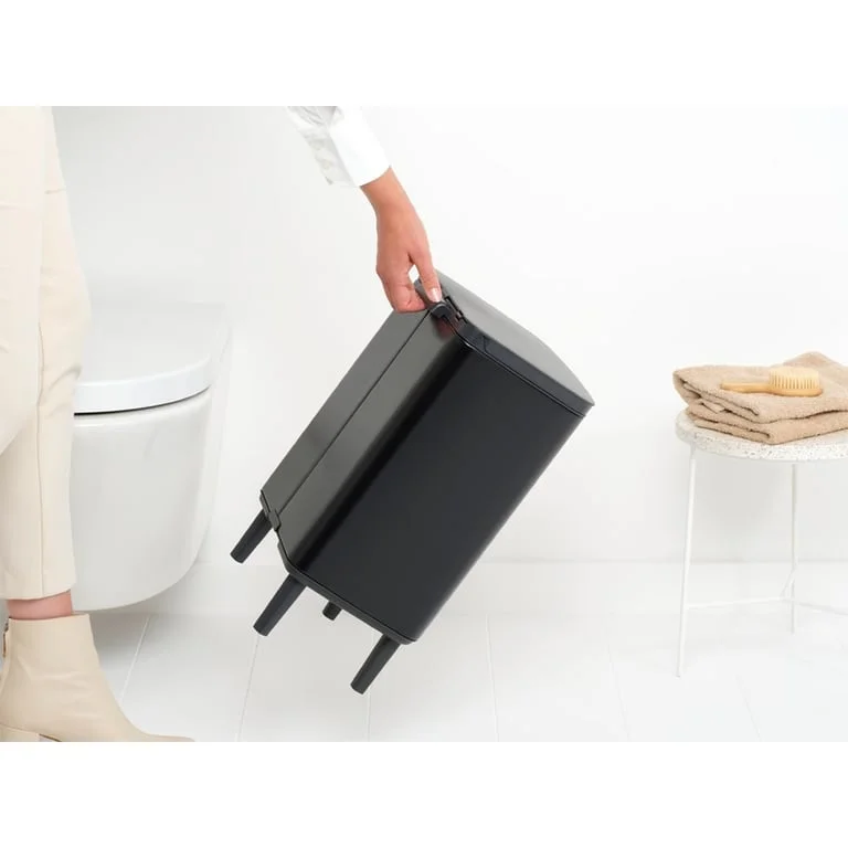 Coș de gunoi Brabantia Bo Small Hi 12L, Matt Black