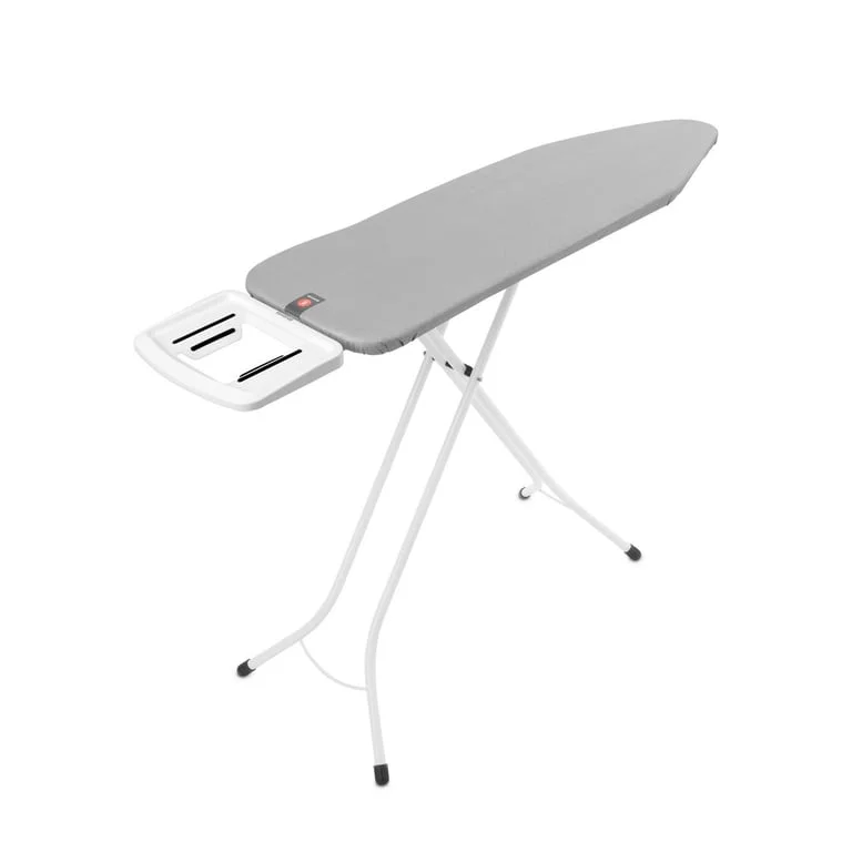 Masă de călcat Brabantia B 124x38cm cu suport solid pentru fier de călcat, Metallised